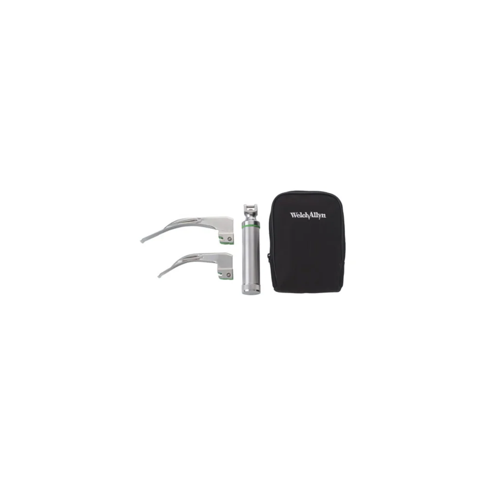 Laringoscopio de fibra óptica Welch Allyn 60814 con mango delgado tipo penlight para uso pediátrico