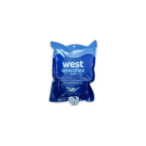Bolsa de Wescohex Rub antiséptico de manos con alcohol al 70% y clorhexidina de West Química