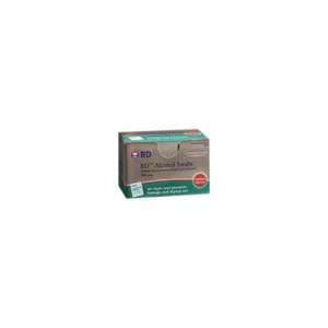 Caja de 100 toallitas de alcohol isopropílico BD Alcohol Swabs en sobres individuales