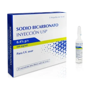 Ampolla de bicarbonato de sodio 8,4 % x 10 ml solución inyectable de Sicmafarma