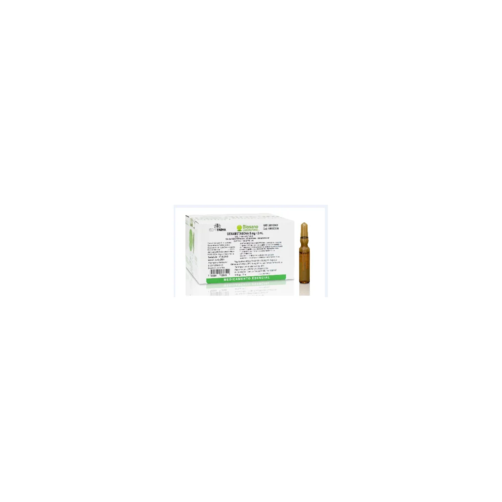Ampolla de dexametasona 4 mg/ml solución inyectable de Sicmafarma