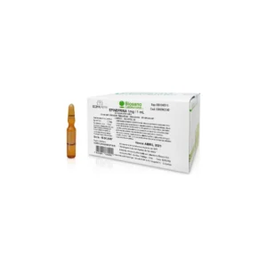 Ampolla de epinefrina 1 mg/1 ml solución inyectable de Sicmafarma