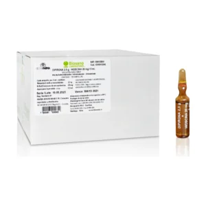 Ampolla de hioscina con dipirona 20 mg + 2,5 g/5 ml Sicmafarma, solución inyectable