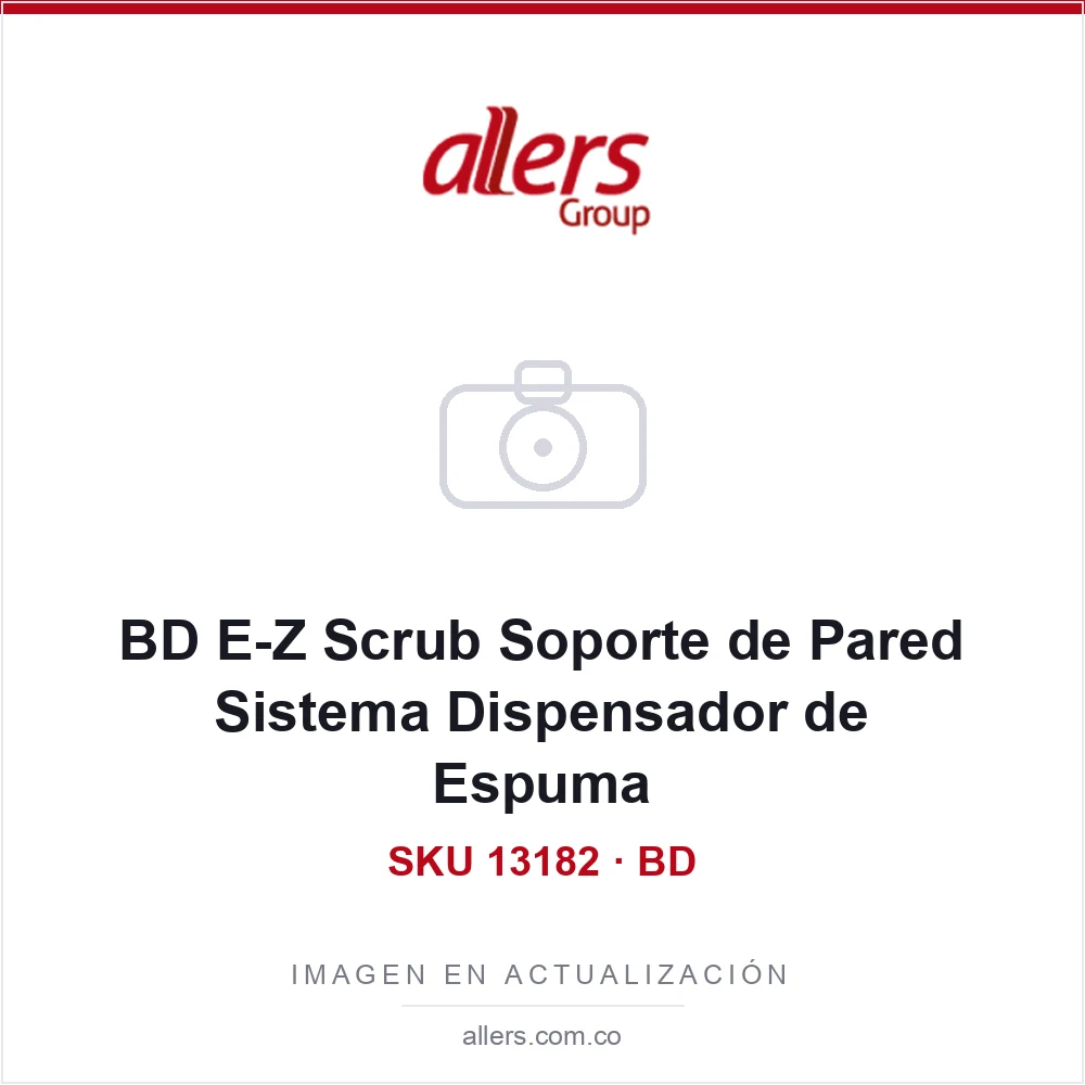 Soporte de pared del sistema dispensador de espuma BD E-Z Scrub