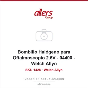 Bombillo Halógeno para Oftalmoscopio 2.5V - 04400 - Welch Allyn