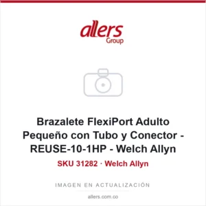 Brazalete FlexiPort Adulto Pequeño con Tubo y Conector - REUSE-10-1HP - Welch Allyn
