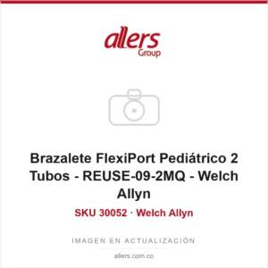 Brazalete FlexiPort Pediátrico 2 Tubos - REUSE-09-2MQ - Welch Allyn