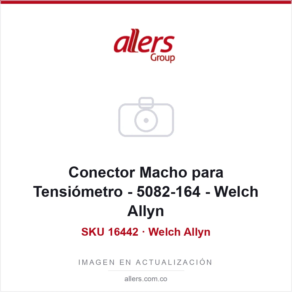 Conector Macho para Tensiómetro - 5082-164 - Welch Allyn