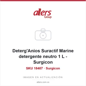 Frasco de 1 litro del detergente neutro Deterg'Anios Suractif Marine de Laboratoires Anios