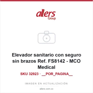 Elevador sanitario con seguro sin brazos MCO Medical REF FS8142