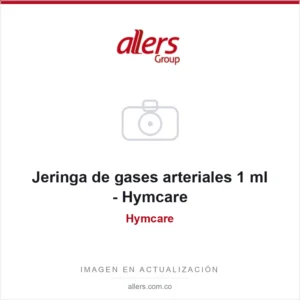 Jeringa de gases arteriales de 1 ml Hymcare con aguja para toma de muestra arterial