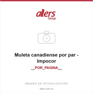 Par de muletas canadienses de antebrazo Impocor