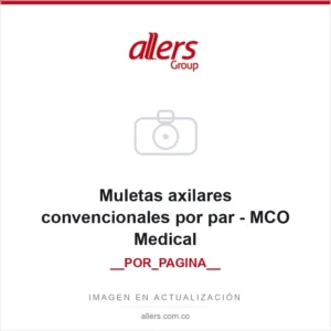 Par de muletas axilares convencionales MCO Medical REF CA801L