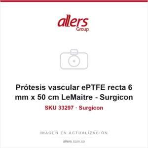 Prótesis vascular ePTFE recta 6 mm x 50 cm LeMaitre R06050
