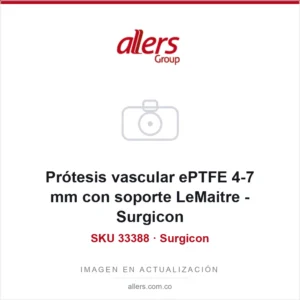 Prótesis vascular ePTFE con soporte 4-7 mm x 50 cm LeMaitre RS47050CS