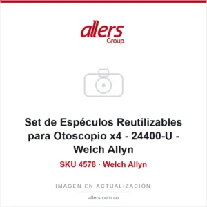 Set de Espéculos Reutilizables para Otoscopio x4 - 24400-U - Welch Allyn