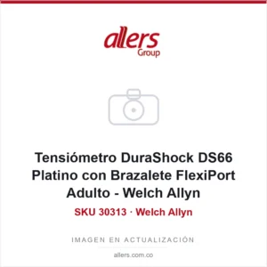 Tensiómetro DuraShock DS66 Platino con Brazalete FlexiPort Adulto - Welch Allyn