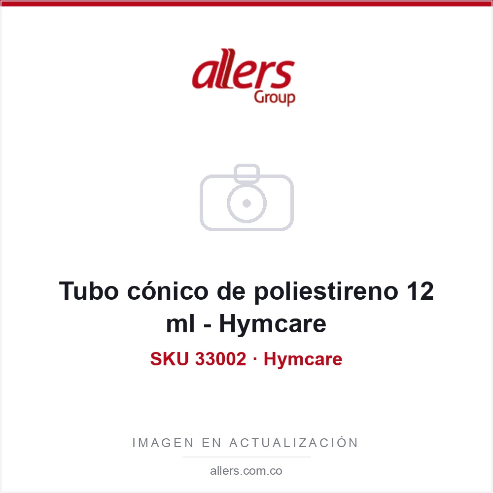 Tubo cónico de poliestireno de 12 ml Hymcare para centrífuga