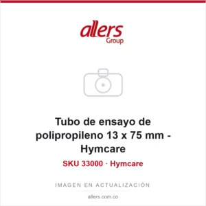 Tubo de ensayo de polipropileno de 13 x 75 mm Hymcare sin aditivo