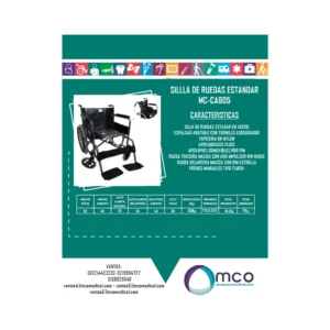 Silla de ruedas estándar MCO Medical serie SYIV100