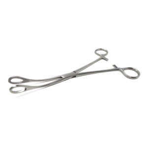 Pinza Foerster porta esponjas Tontarra recta y curva de 18 a 25 cm, referencia 030-161-25 · Foerster-Ballenger curva, fenestrada, 25 cm