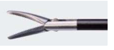 Pinza Maryland de laparoscopia Endoor C y Endoor Tontarra, referencia 611-202-53 · Maryland curva Endoor C, 5 × 330 mm